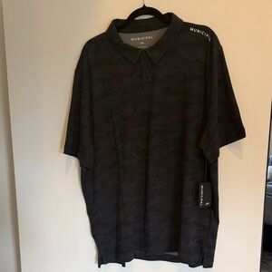 Municipal Black/Gray Camo Men's Shirt 3XL